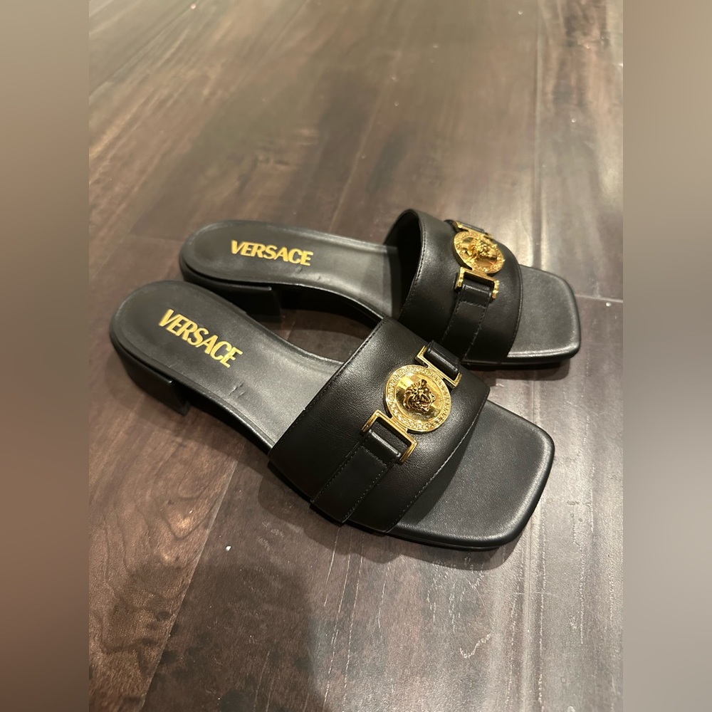 Black Versace Sandal